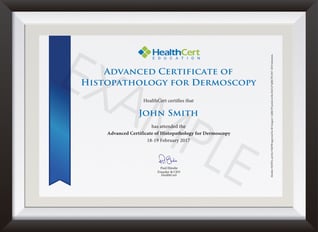 Histopathology for dermoscopy