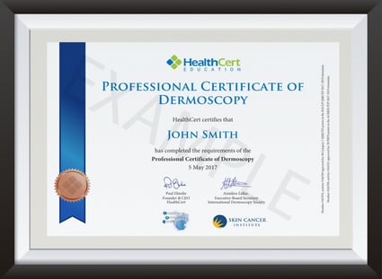 Professional Certificate of Dermoscopy